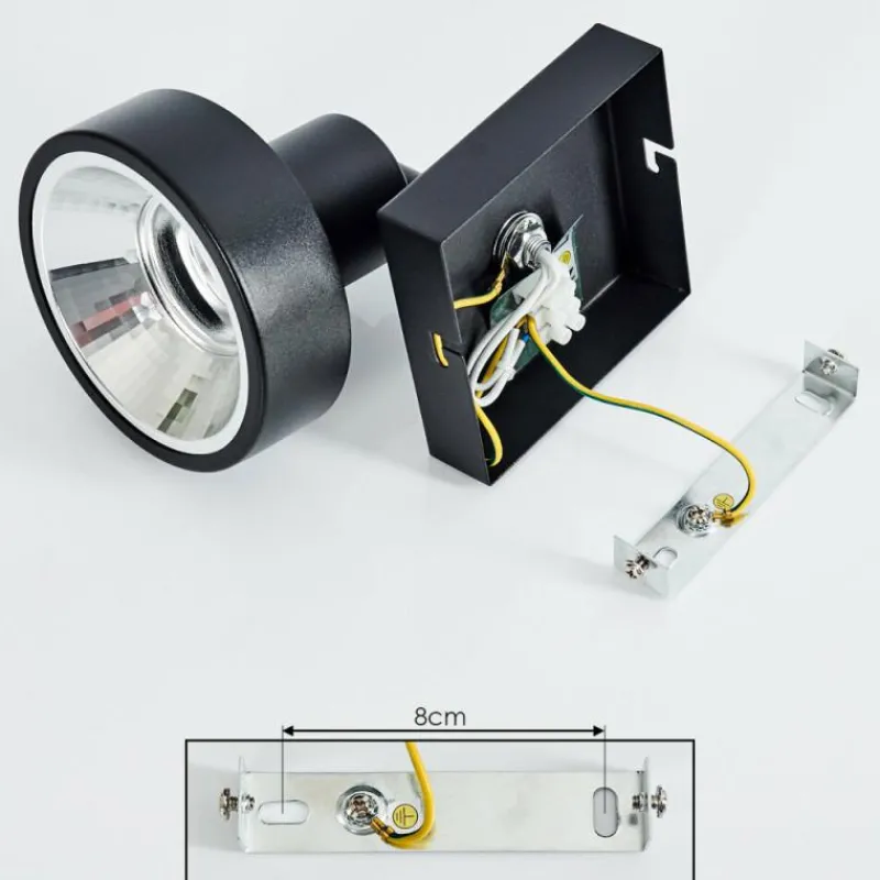 Lampes Industrielles-hofstein Applique murale Chagres Noir, 1 lumière