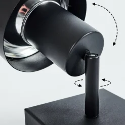 Lampes Industrielles-hofstein Applique murale Chagres Noir, 1 lumière