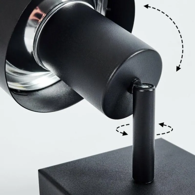 Lampes Industrielles-hofstein Applique murale Chagres Noir, 1 lumière