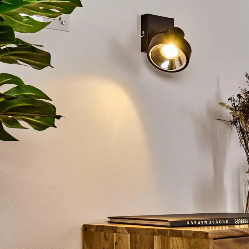 Lampes Industrielles-hofstein Applique murale Chagres Noir, 1 lumière