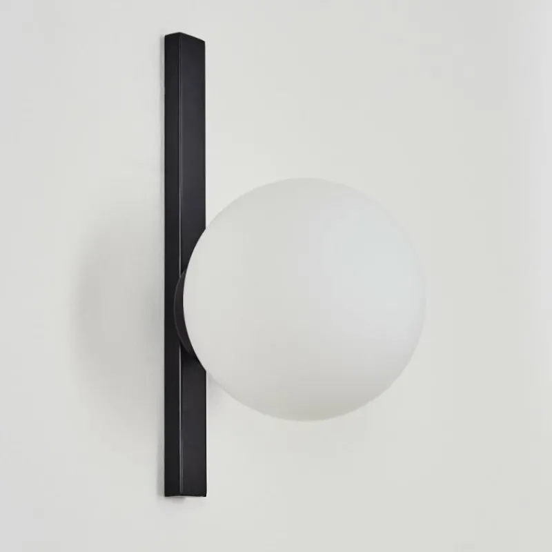 hofstein Applique murale Chamouscady Noir, 1 lumière