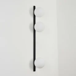 hofstein Applique murale Chamouscady Noir, 3 lumières