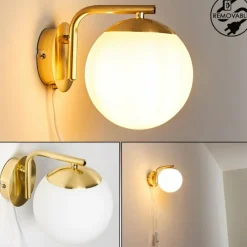 hofstein Applique murale Chemung Laiton, 1 lumière