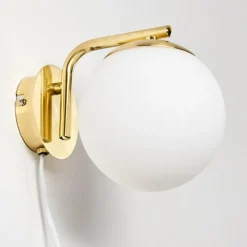 hofstein Applique murale Chemung Laiton, 1 lumière