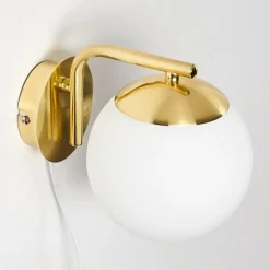 hofstein Applique murale Chemung Laiton, 1 lumière