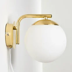 hofstein Applique murale Chemung Laiton, 1 lumière