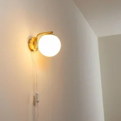 hofstein Applique murale Chemung Laiton, 1 lumière