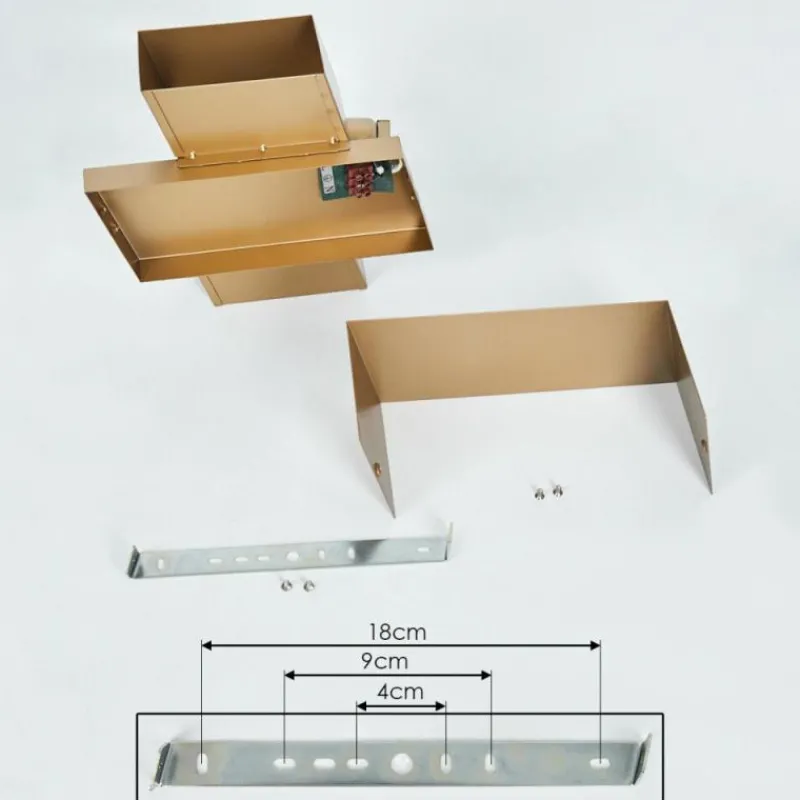 Lampes Dorées-hofstein Applique murale Chipo Or, 1 lumière