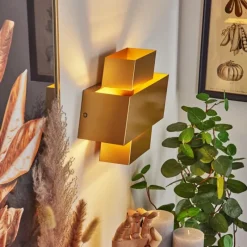 Lampes Dorées-hofstein Applique murale Chipo Or, 1 lumière