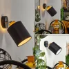 Lampes En Tissu-hofstein Applique murale Chiuvi Chrome, Écru, Noir, Blanc, 1 lumière