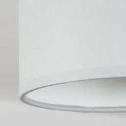 Lampes En Tissu-hofstein Applique murale Chiuvi Chrome, Gris, Écru, 1 lumière