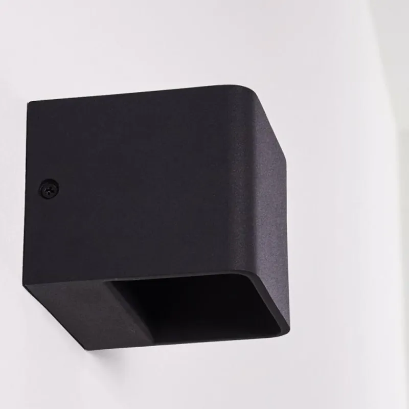 hofstein Applique murale Chuitna LED Noir, 1 lumière