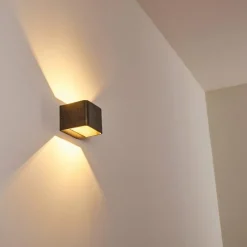 hofstein Applique murale Chuitna LED Nickel mat, 1 lumière