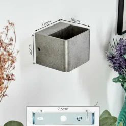 hofstein Applique murale Chuitna LED Nickel vieilli, 1 lumière
