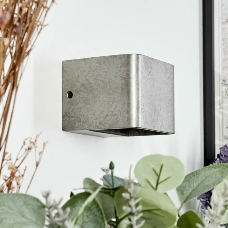 hofstein Applique murale Chuitna LED Nickel vieilli, 1 lumière