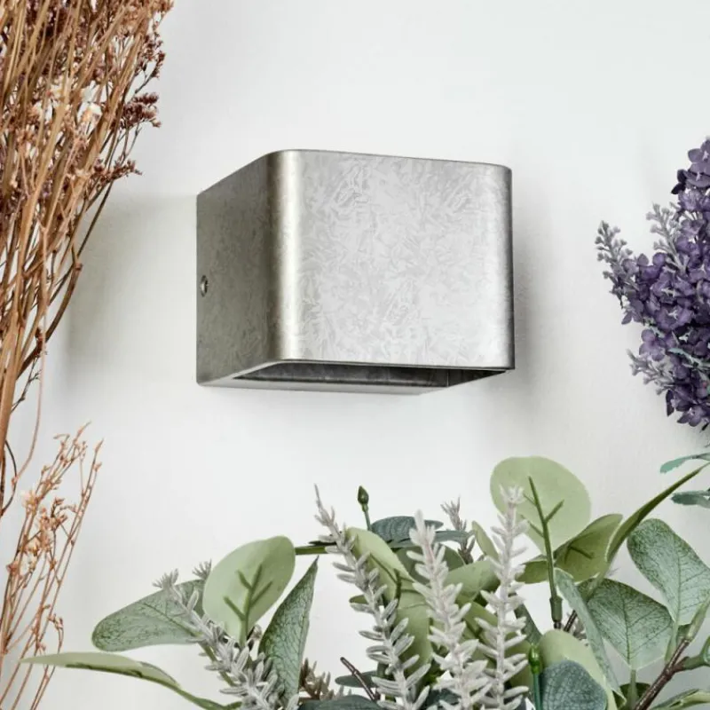 hofstein Applique murale Chuitna LED Nickel vieilli, 1 lumière