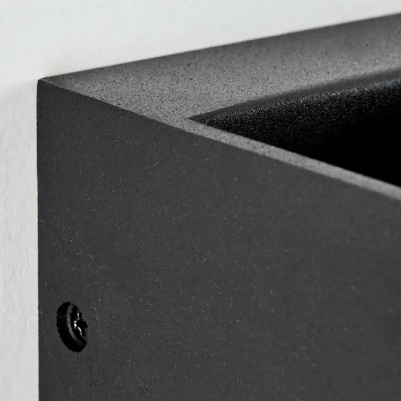 hofstein Applique murale Chuitna LED Noir, 1 lumière