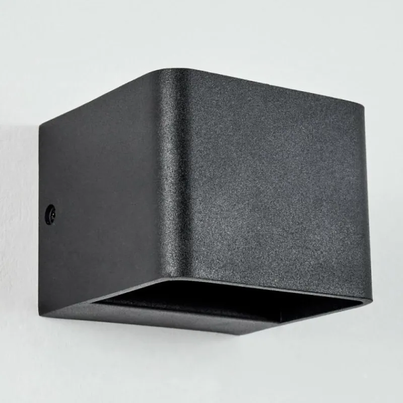 hofstein Applique murale Chuitna LED Noir, 1 lumière