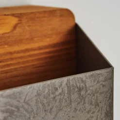 Lampes Industrielles-hofstein Applique murale Clarens LED Brun, Gris, 1 lumière