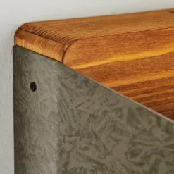 Lampes Industrielles-hofstein Applique murale Clarens LED Brun, Gris, 1 lumière