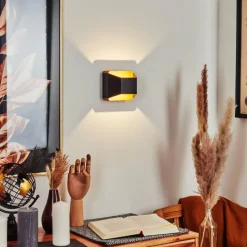 hofstein Applique murale Clarens LED Écru, Noir, 1 lumière