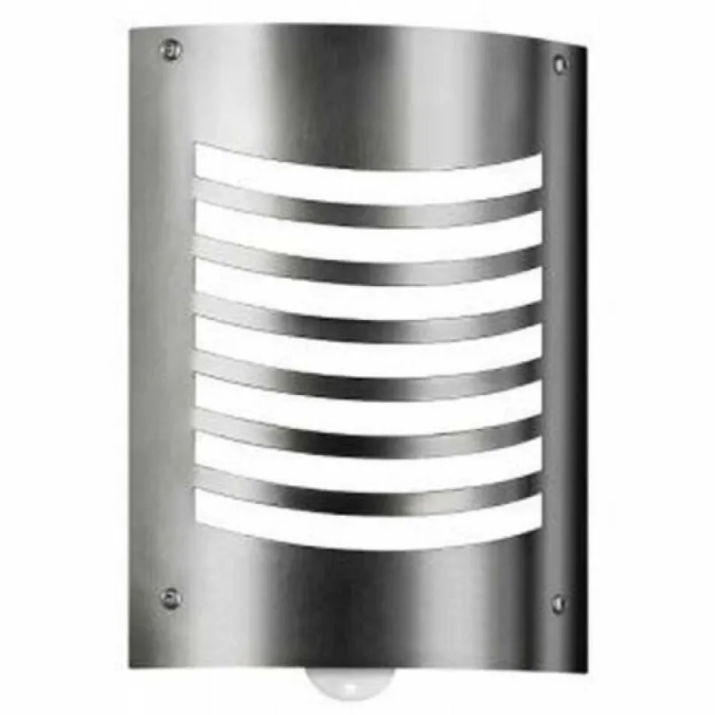 Luminaires CMD Applique murale CMD Aqua Smile Acier inoxydable, 1 lumière, Détecteur de mouvement