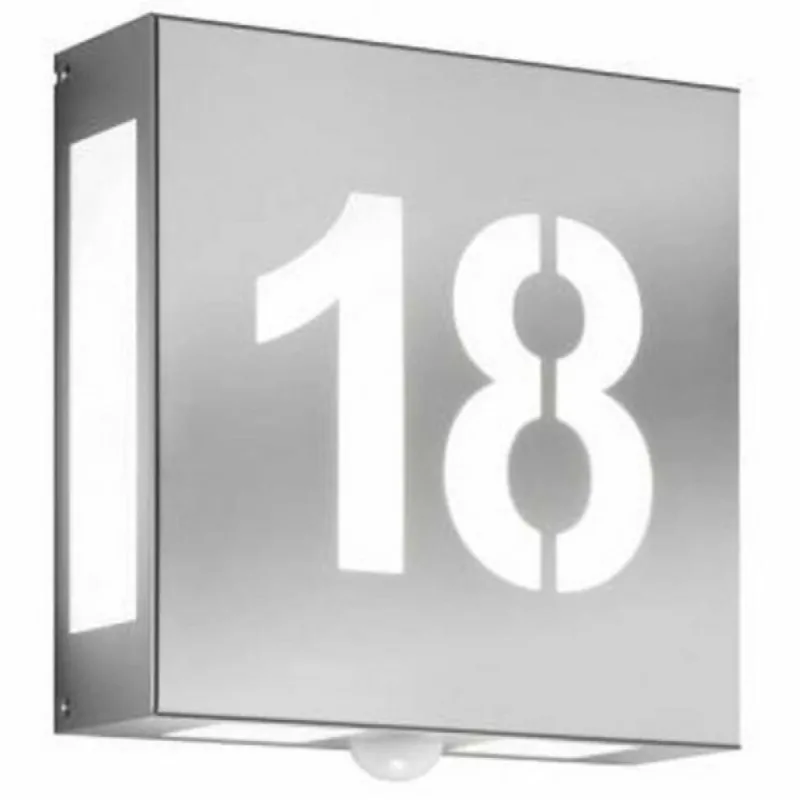 Luminaires CMD Applique murale CMD Aqua Legendo Acier inoxydable, 2 lumières, Détecteur de mouvement