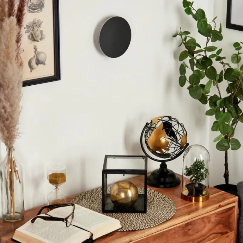 hofstein Applique murale Comallo LED Noir, Blanc, 1 lumière