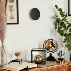 hofstein Applique murale Comallo LED Noir, Blanc, 1 lumière