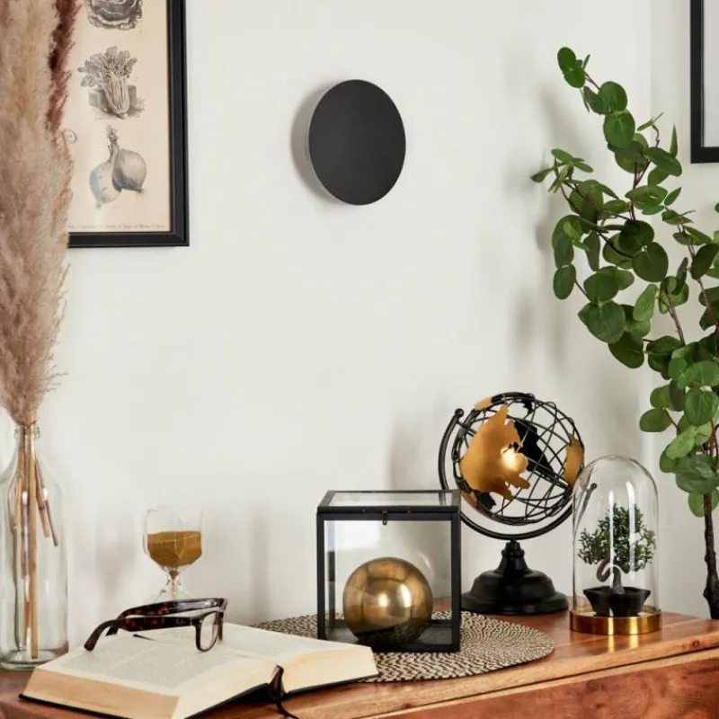 hofstein Applique murale Comallo LED Noir, Blanc, 1 lumière