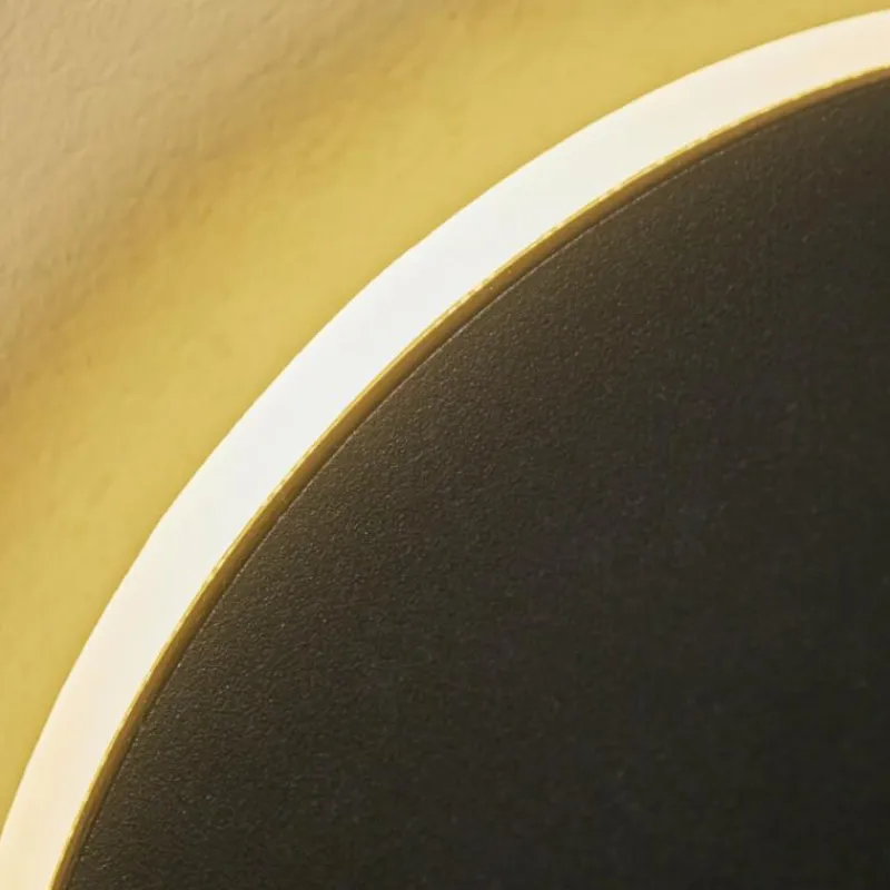 hofstein Applique murale Comallo LED Noir, Blanc, 1 lumière