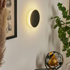 hofstein Applique murale Comallo LED Noir, Blanc, 1 lumière