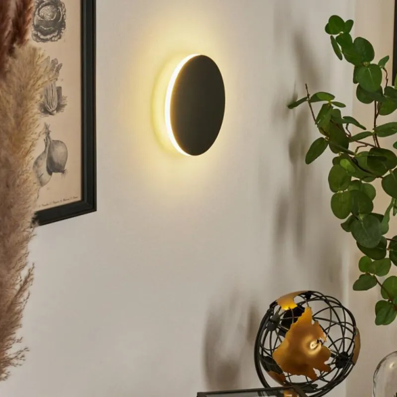 hofstein Applique murale Comallo LED Noir, Blanc, 1 lumière