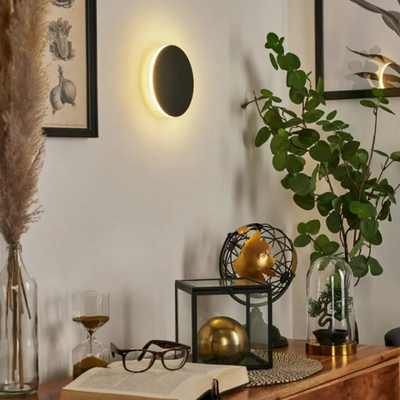 hofstein Applique murale Comallo LED Noir, Blanc, 1 lumière