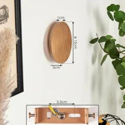 Lampes Dorées-hofstein Applique murale Comallo LED Or, Laiton, 1 lumière