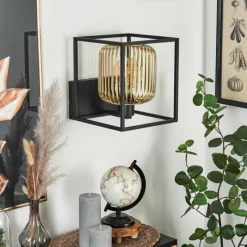 Lampes Industrielles-hofstein Applique murale Contumil Noir, 1 lumière