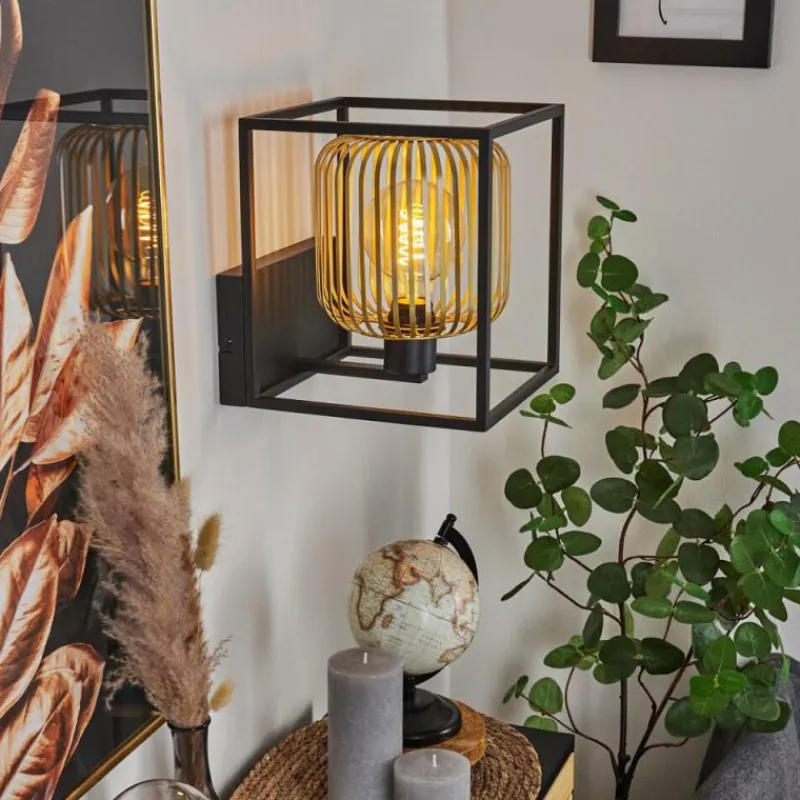 Lampes Industrielles-hofstein Applique murale Contumil Noir, 1 lumière