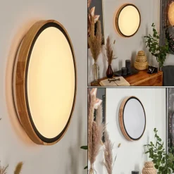 Luminaires Scandinaves-hofstein Applique murale Corinto LED Écru, Noir, 1 lumière