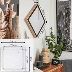 Luminaires Scandinaves-hofstein Applique murale Corinto LED Écru, Noir, 1 lumière