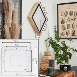 Luminaires Scandinaves-hofstein Applique murale Corinto LED Écru, Noir, 1 lumière