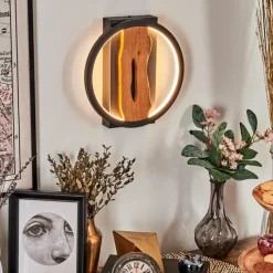 hofstein Applique murale Cornol LED Écru, Noir, 1 lumière