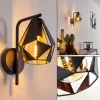 Lampes Vintages & Rétros-hofstein Applique murale Corralejo Cuivre, Noir, 1 lumière