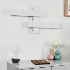 hofstein Applique murale Cuchara LED Blanc, 2 lumières