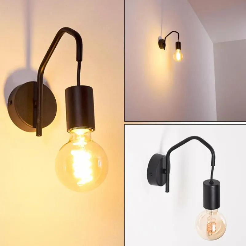 hofstein Applique murale Cuyama Noir, 1 lumière