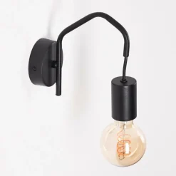 hofstein Applique murale Cuyama Noir, 1 lumière