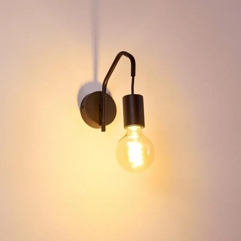 hofstein Applique murale Cuyama Noir, 1 lumière