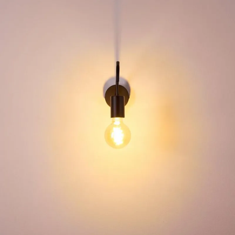 hofstein Applique murale Cuyama Noir, 1 lumière