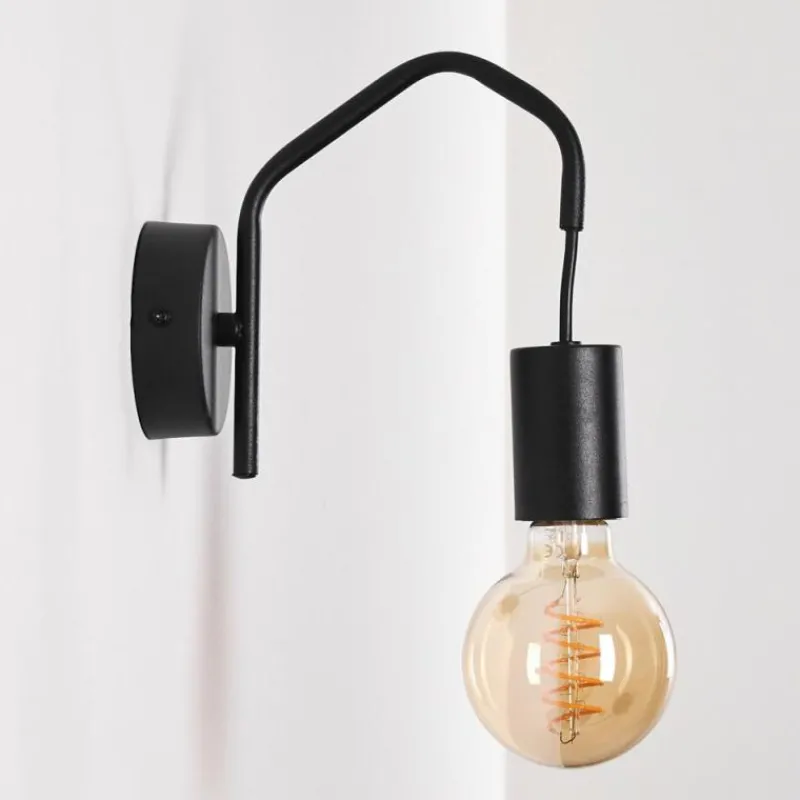 hofstein Applique murale Cuyama Noir, 1 lumière