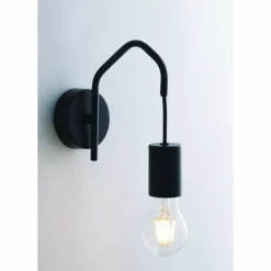Luce Design Applique murale Cuyama Noir, 1 lumière* Appliques