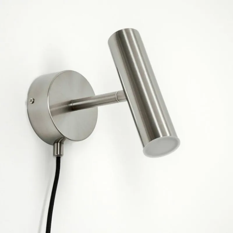 hofstein Applique murale Dalheim LED Nickel mat, 1 lumière
